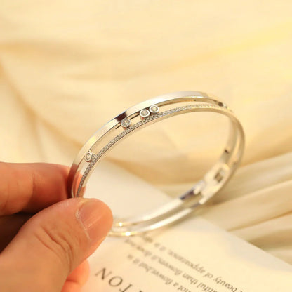 [Okajuri Jewelry]Move Romane Diamond Bangle Bracelet