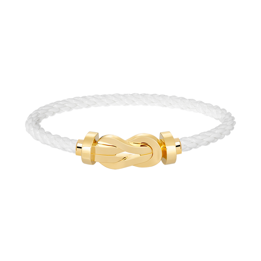 [Okajuri Jewelry]CHANCE LARGE 8 FIGURE BUCKLE NO DIAMOND BRACELET GOLD