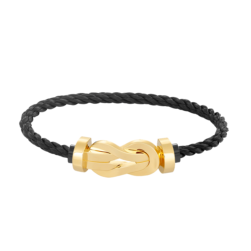 [Okajuri Jewelry]CHANCE LARGE 8 FIGURE BUCKLE NO DIAMOND BRACELET GOLD