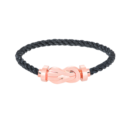 [Okajuri Jewelry]CHANCE LARGE 8 FIGURE BUCKLE NO DIAMOND BRACELET ROSE GOLD