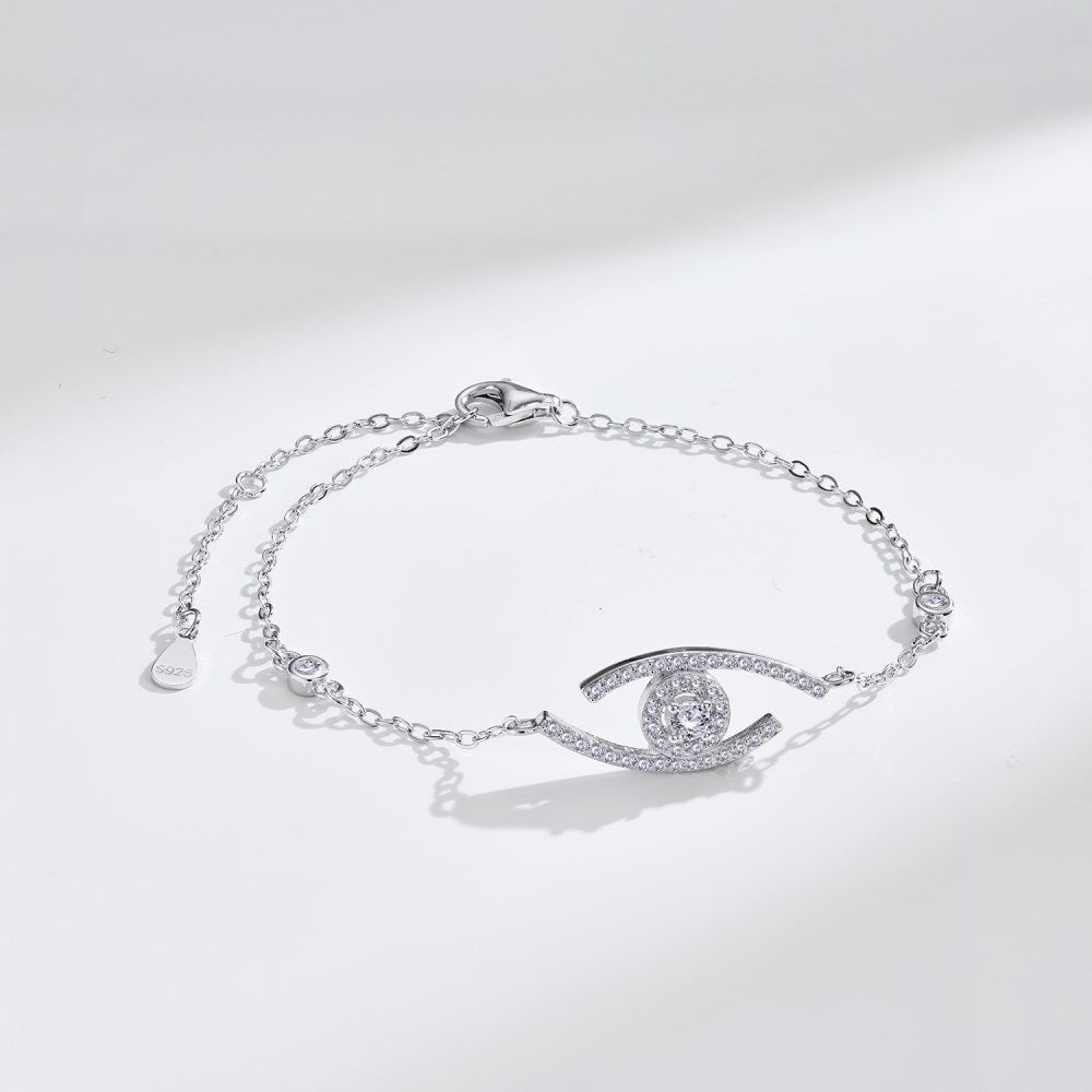 [Okajuri Jewelry]Lucky Eye Pave-Set Diamond Bracelet
