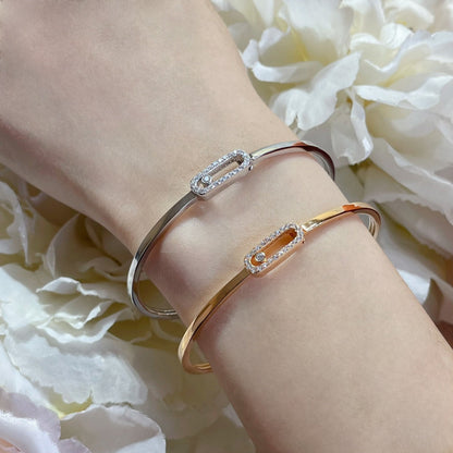 [Okajuri Jewelry]Move Uno pavé flex bangle medium