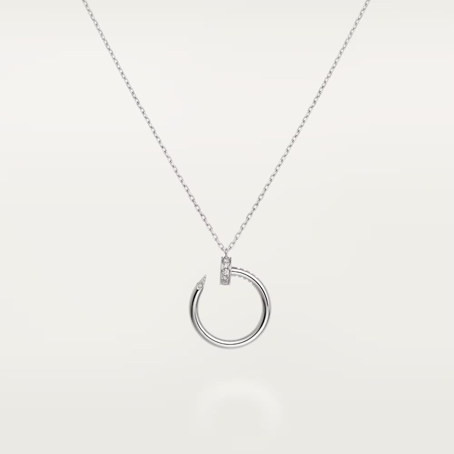 [Okajuri Jewelry] JUSTE NECKLACE HALF DIAMOND