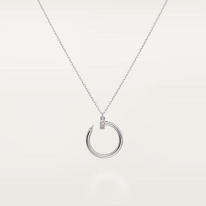 [Okajuri Jewelry] JUSTE NECKLACE HALF DIAMOND