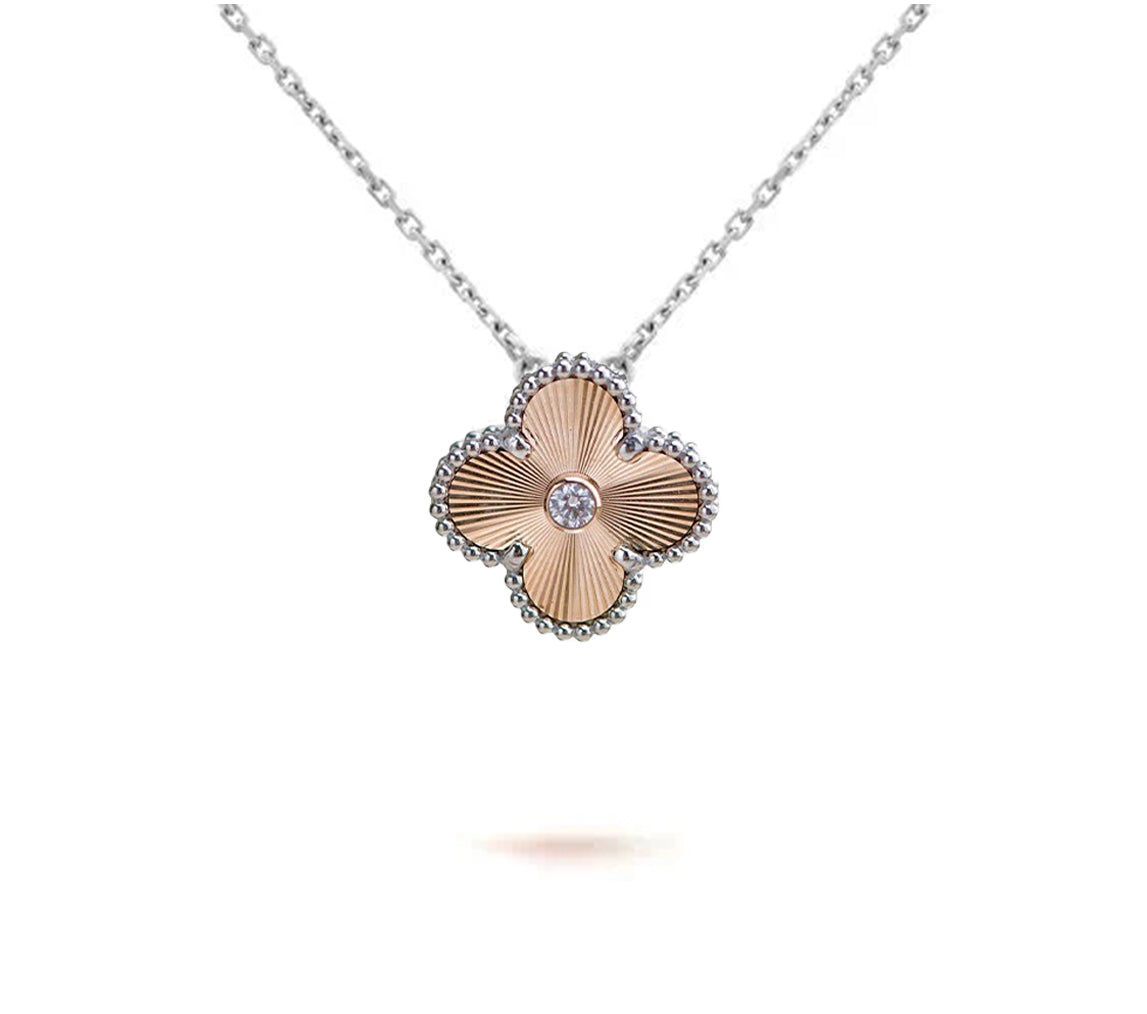 [Okajuri Jewelry] CLOVER 15MM NECKLACE SILVER COLLECTION