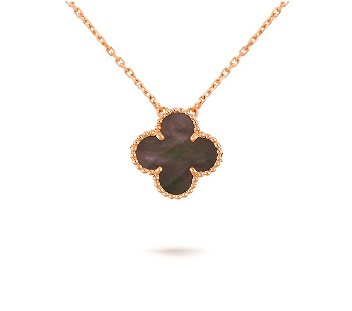 [Okajuri Jewelry] CLOVER 15MM SINGLE FLOWER NECKLACE COLLECTION