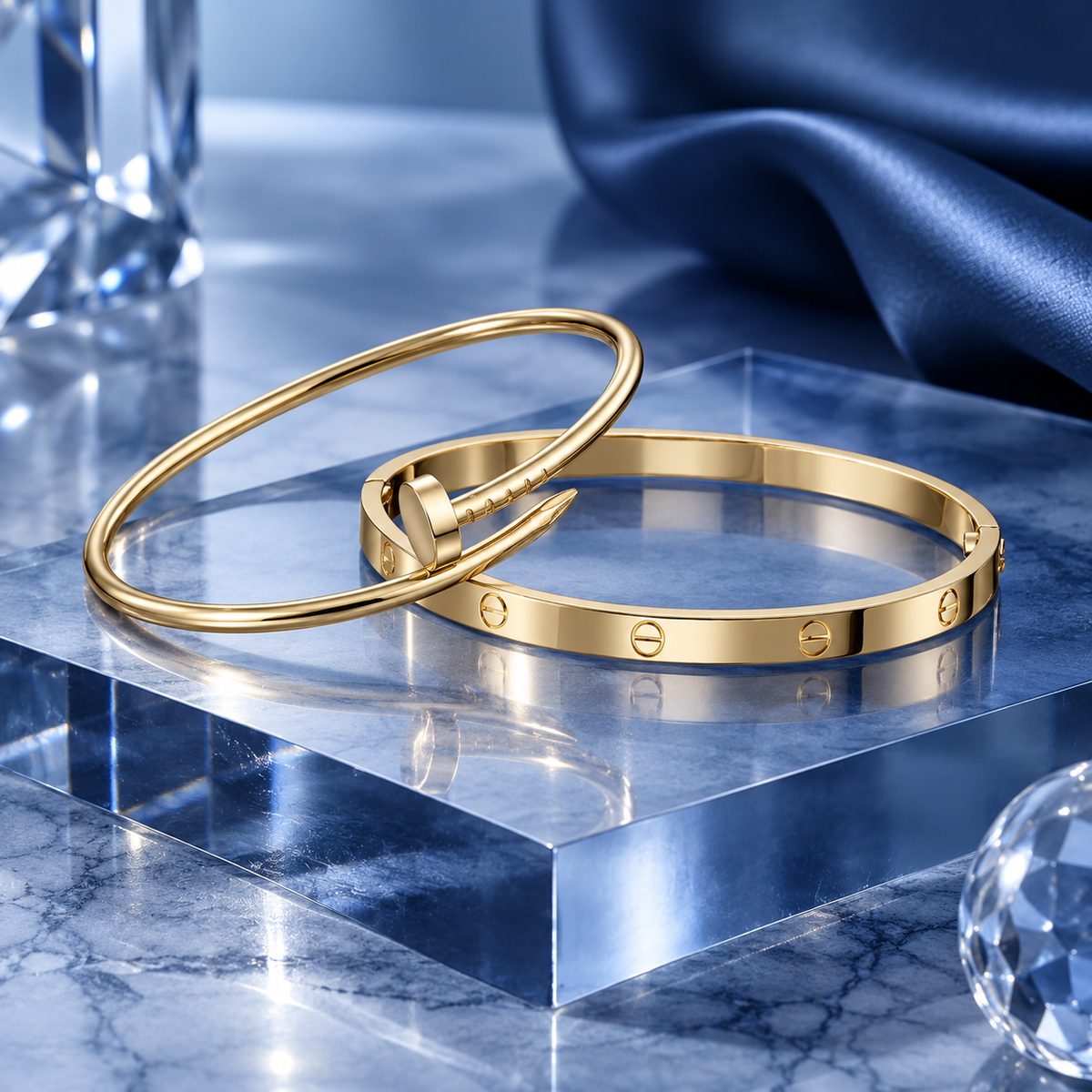[Oakjuri™ Jewelry] ] LOVE & JUSTE Classic Bracelet Stack Set