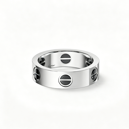 [Okajuri Jewelry] LOVE RING 5.5MM NO DIAMONDS  CERAMIC
