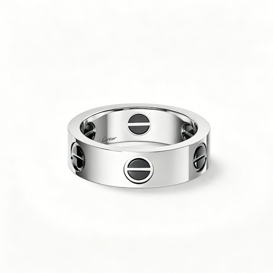 [Okajuri Jewelry] LOVE RING 5.5MM NO DIAMONDS  CERAMIC