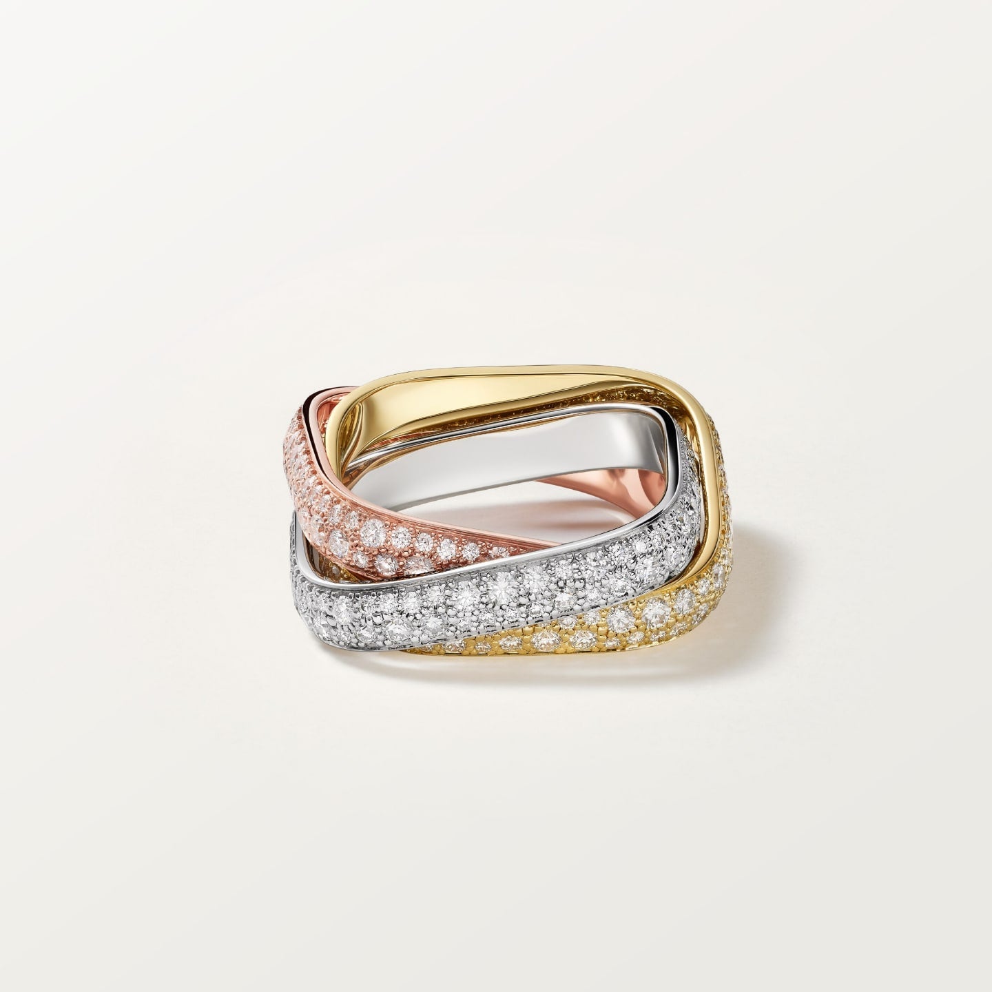 [Okajuri Jewelry] TRINITY 3.5MM CUSHION RING COLLECTION