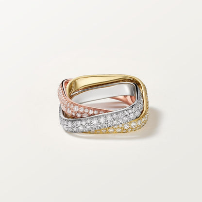 [Okajuri Jewelry] TRINITY 3.5MM CUSHION RING COLLECTION