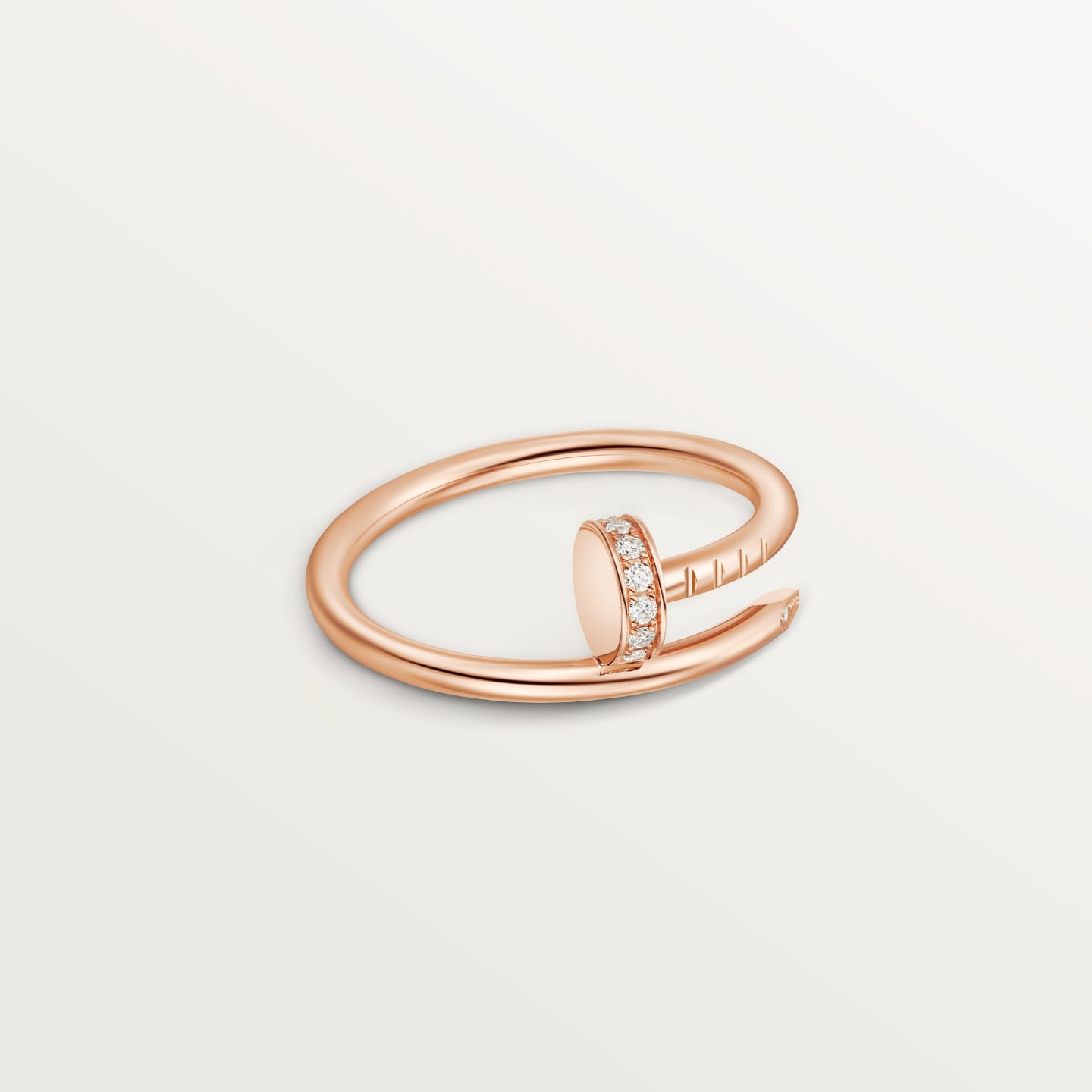 [Okajuri Jewelry] JUSTE 1.8MM HALF DIAMOND RING