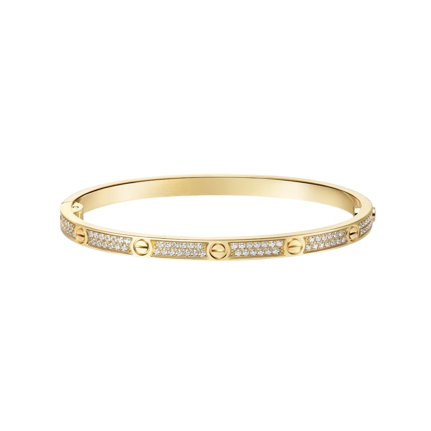 [Okajuri Jewelry] LOVE BRACELET 3.65MM DIAMOND-PAVED