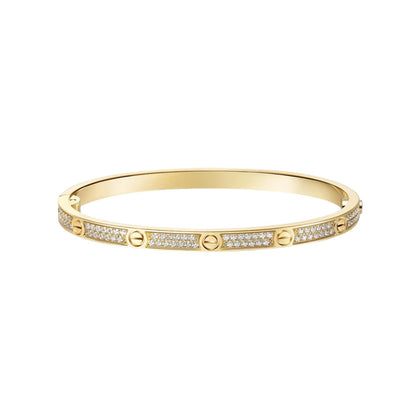 [Okajuri Jewelry] LOVE BRACELET 3.65MM DIAMOND-PAVED
