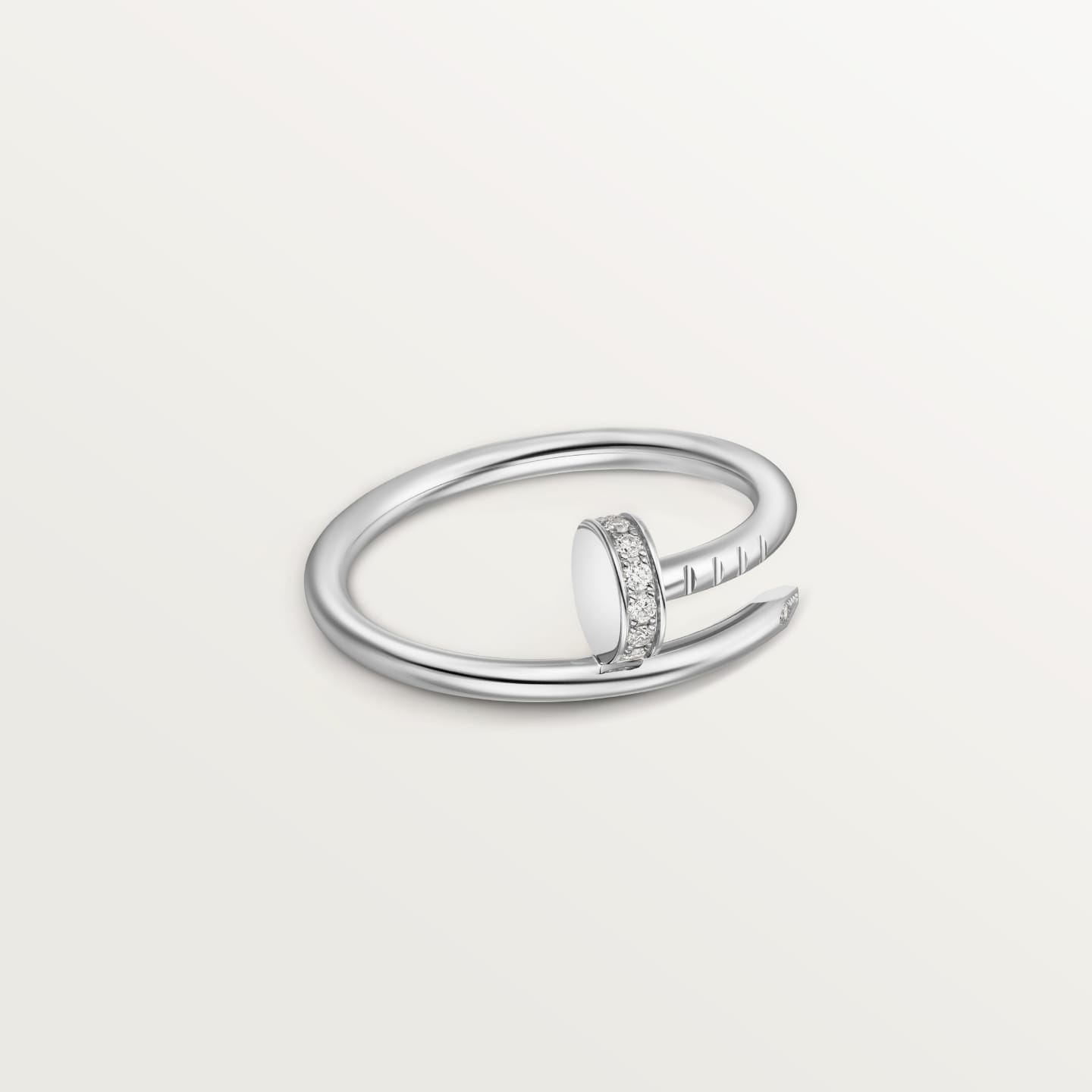 [Okajuri Jewelry] JUSTE 1.8MM HALF DIAMOND RING