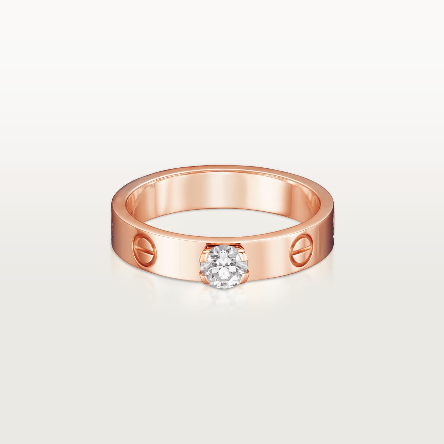[Okajuri Jewelry] LOVE RING 3.6MM 1 BIG DIAMOND