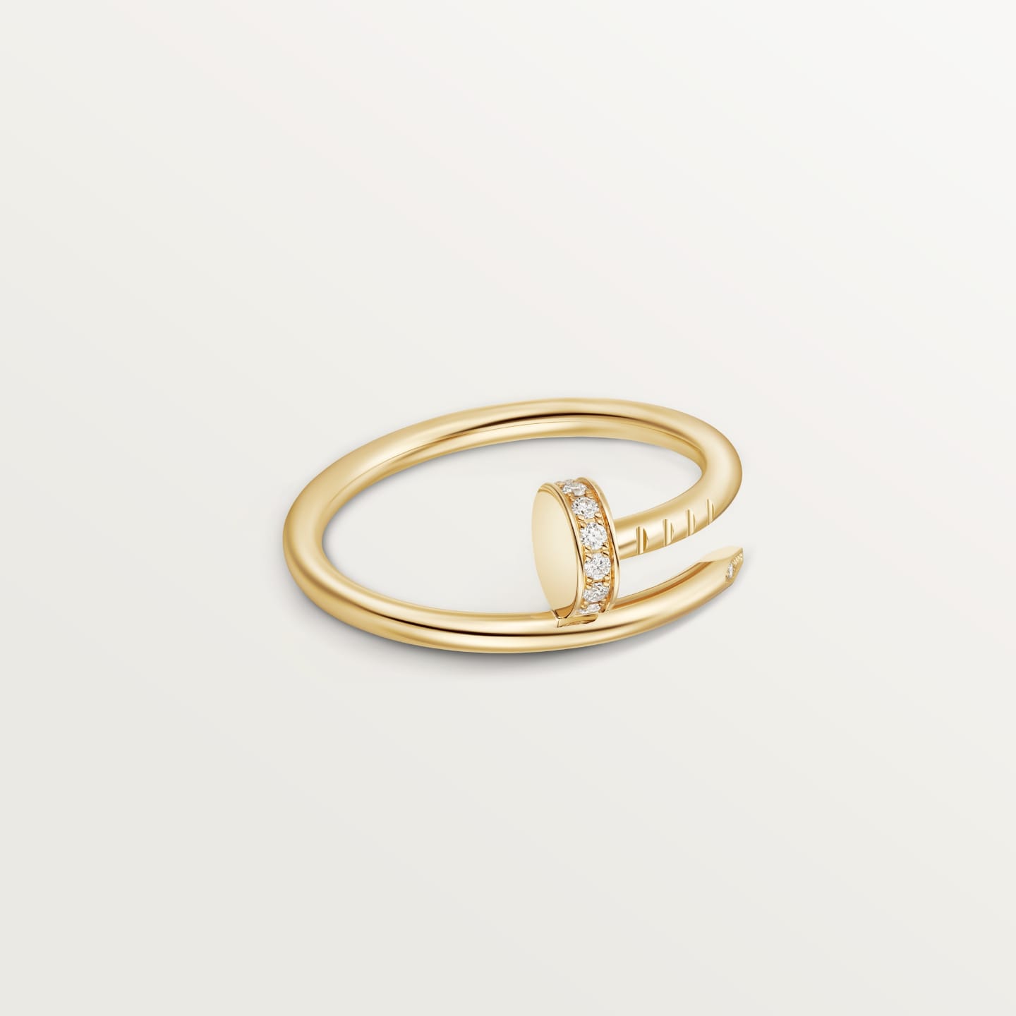 [Okajuri Jewelry] JUSTE 1.8MM HALF DIAMOND RING