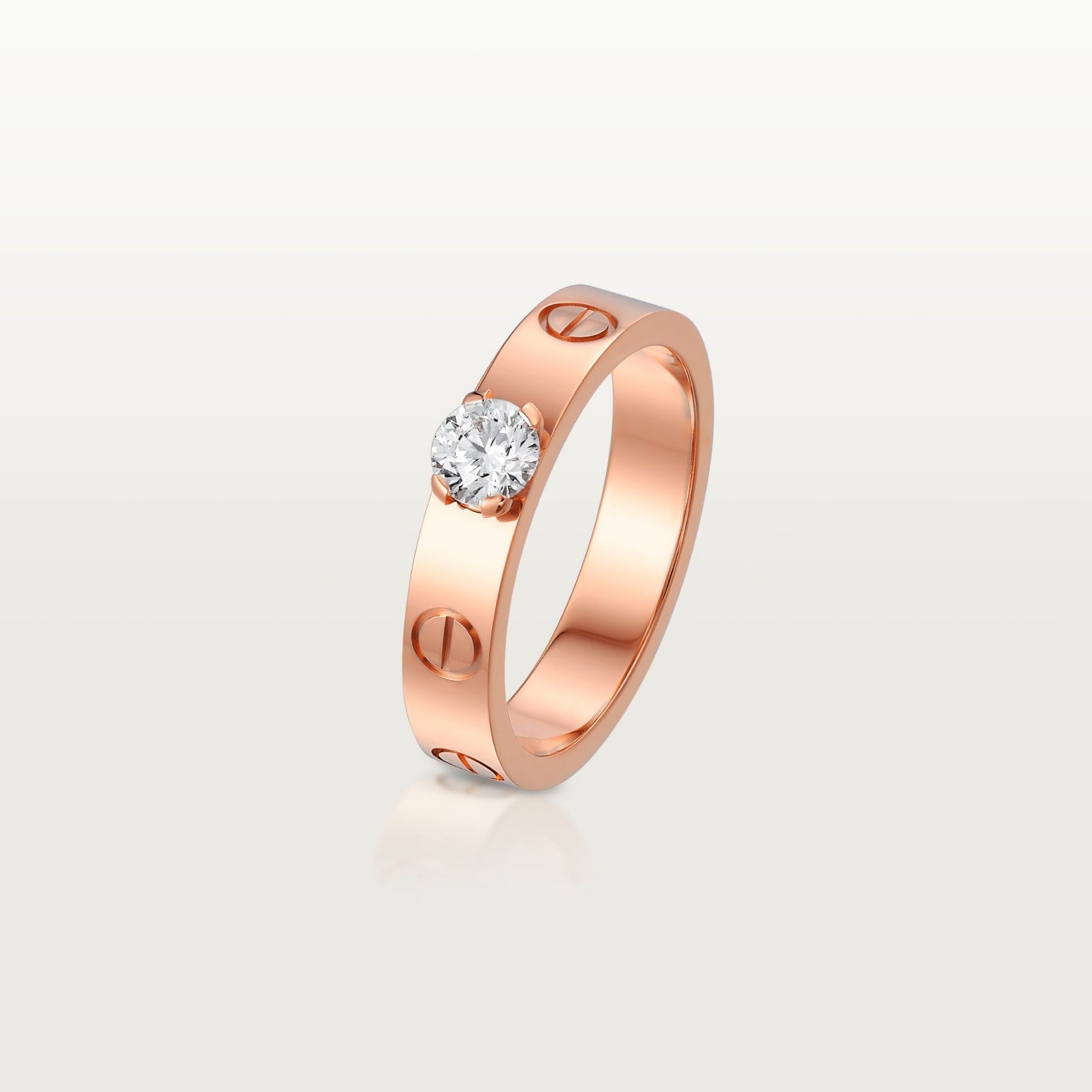 [Okajuri Jewelry] LOVE RING 3.6MM 1 BIG DIAMOND