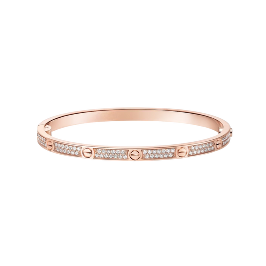 [Okajuri Jewelry] LOVE BRACELET 3.65MM DIAMOND-PAVED
