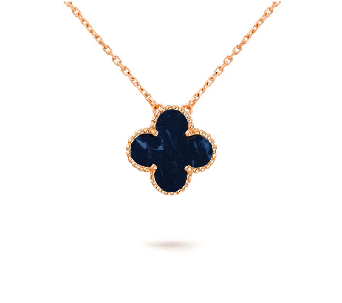 [Okajuri Jewelry] CLOVER 15MM SINGLE FLOWER NECKLACE COLLECTION