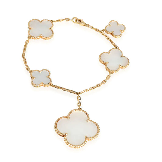[Okajuri Jewelry]MAGIC CLOVER MOP GOLD BRACELET 5 MOTIFS