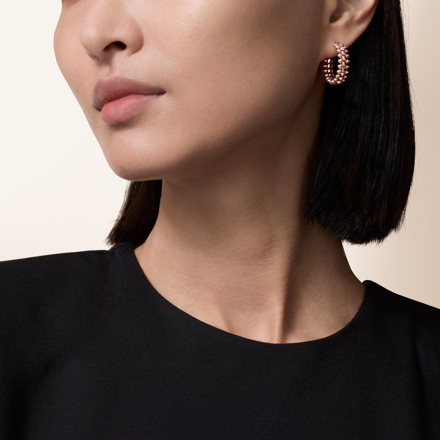 [Okajuri Jewelry] CLASH SMALL HOOP EARRINGS