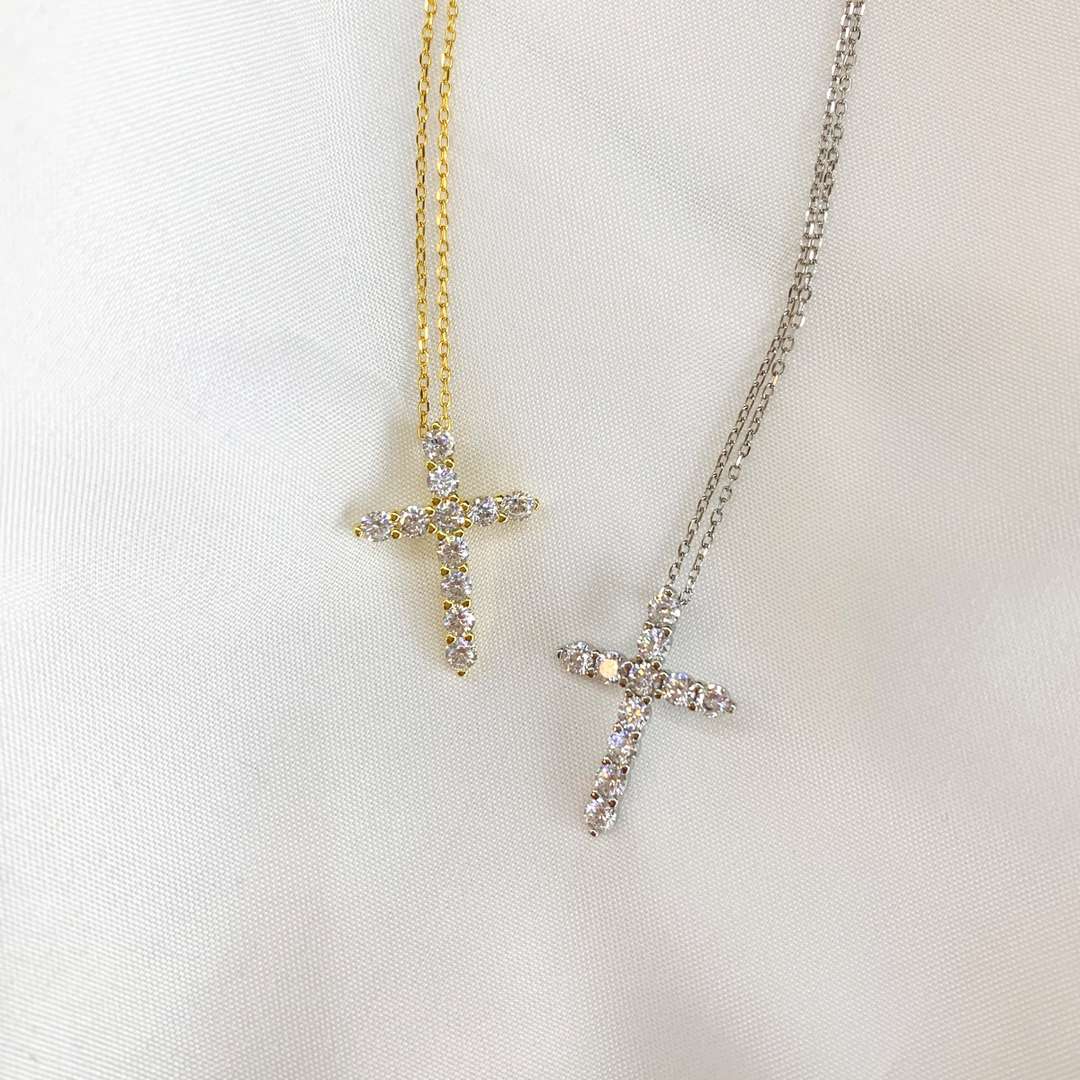 [Okajuri Jewelry]Unique Cross Shape Necklace