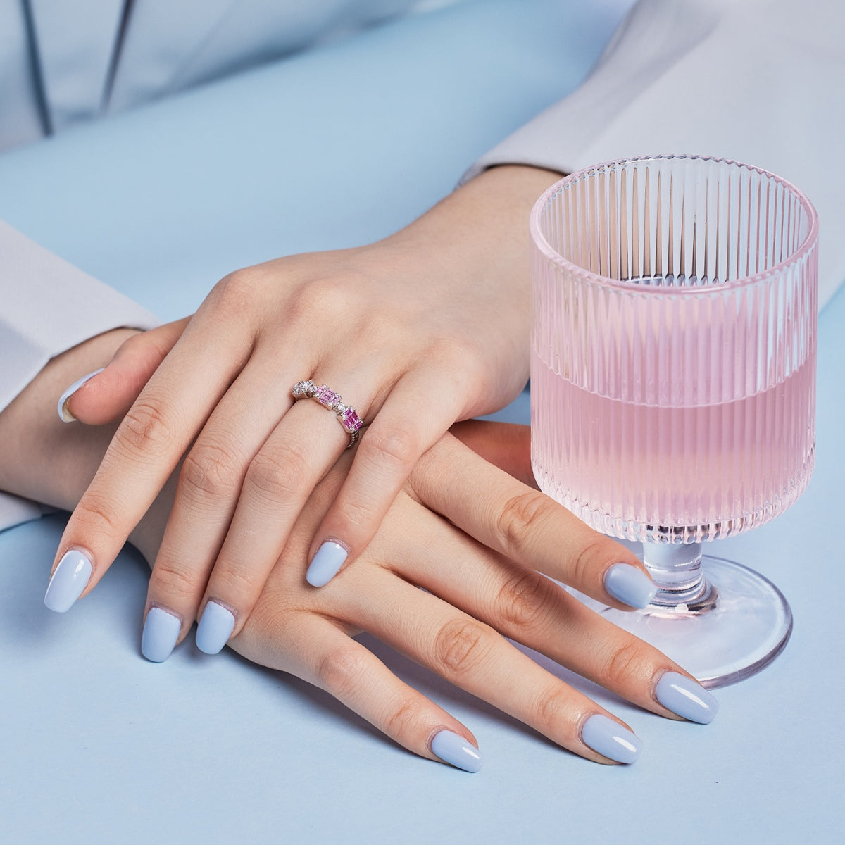 [Okajuri Jewelry]Unique Colorful Emerald Cut Party Ring