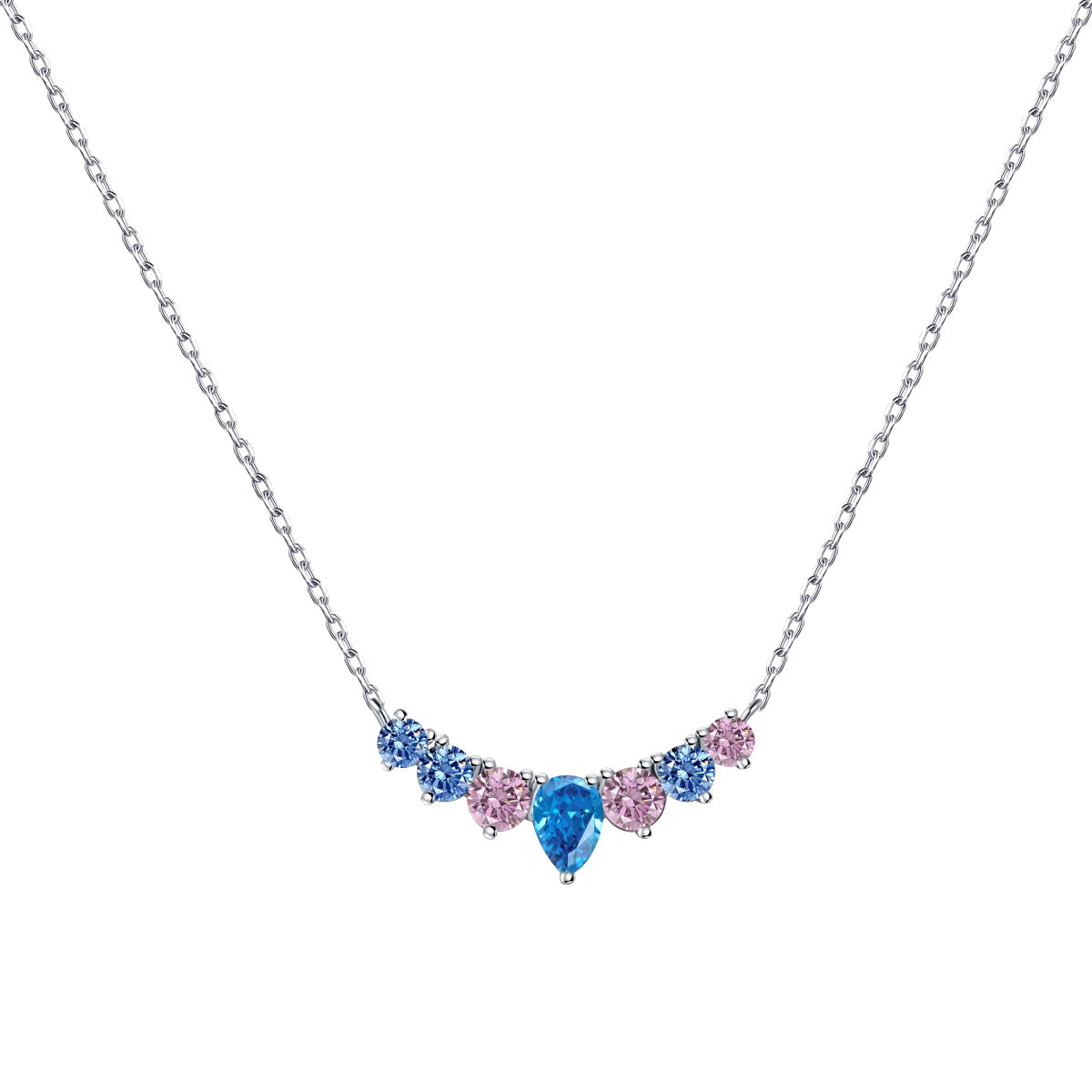 [Okajuri Jewelry]Dainty Colorful Heart Necklace