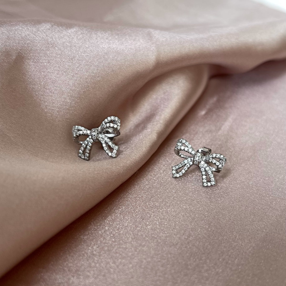 [Okajuri Jewelry]Dainty Bow Shape Earrings