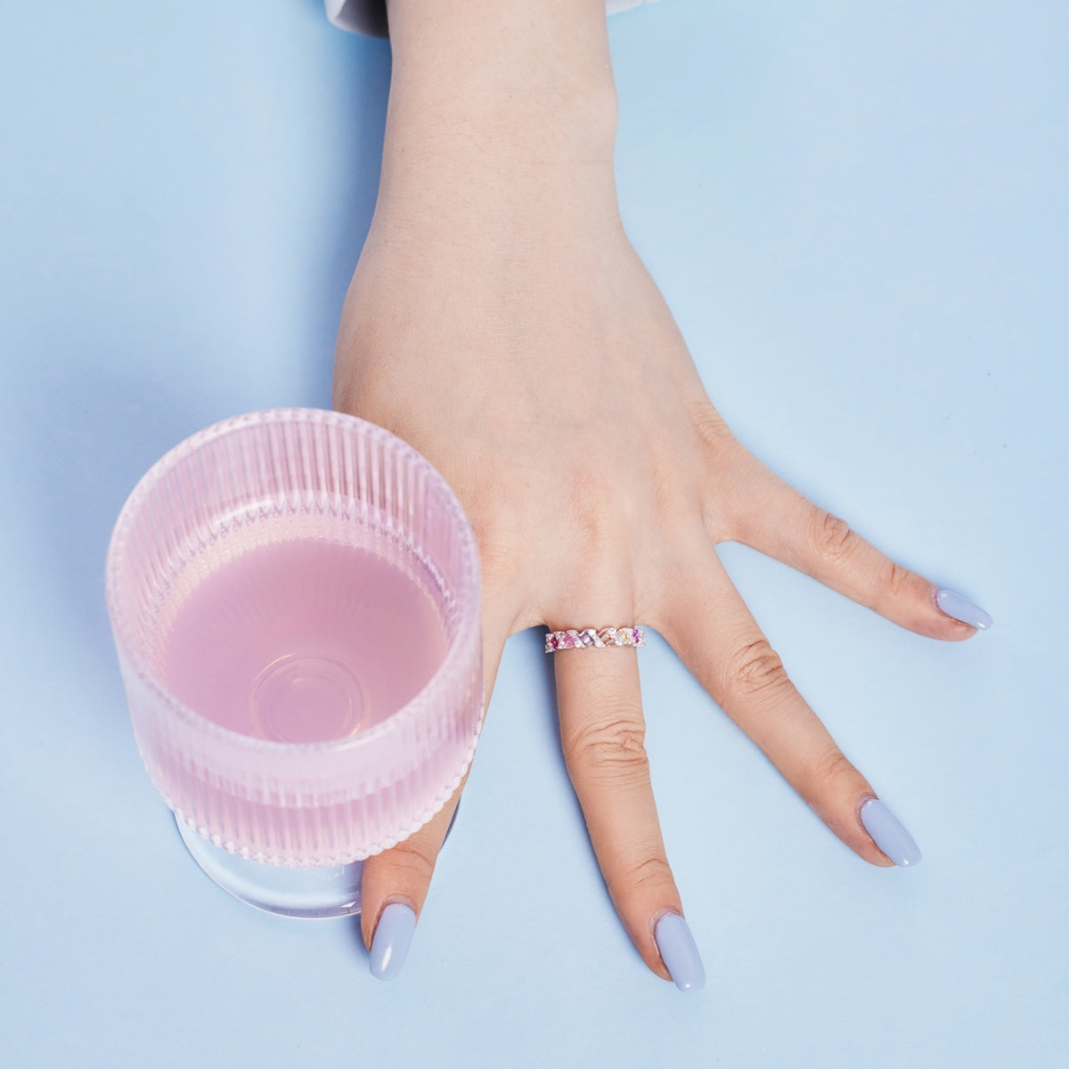 [Okajuri Jewelry]Delicate Vibrant Emerald Cut Daily Ring