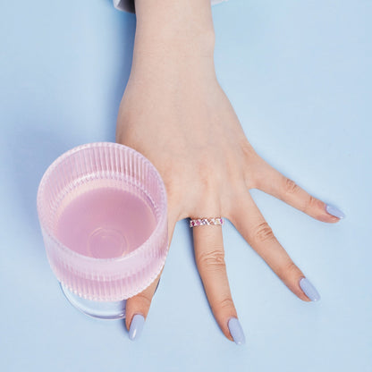 [Okajuri Jewelry]Delicate Vibrant Emerald Cut Daily Ring