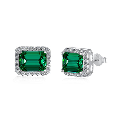 [Okajuri Jewelry]Luxurious Dainty Emerald Cut Banquet Earrings