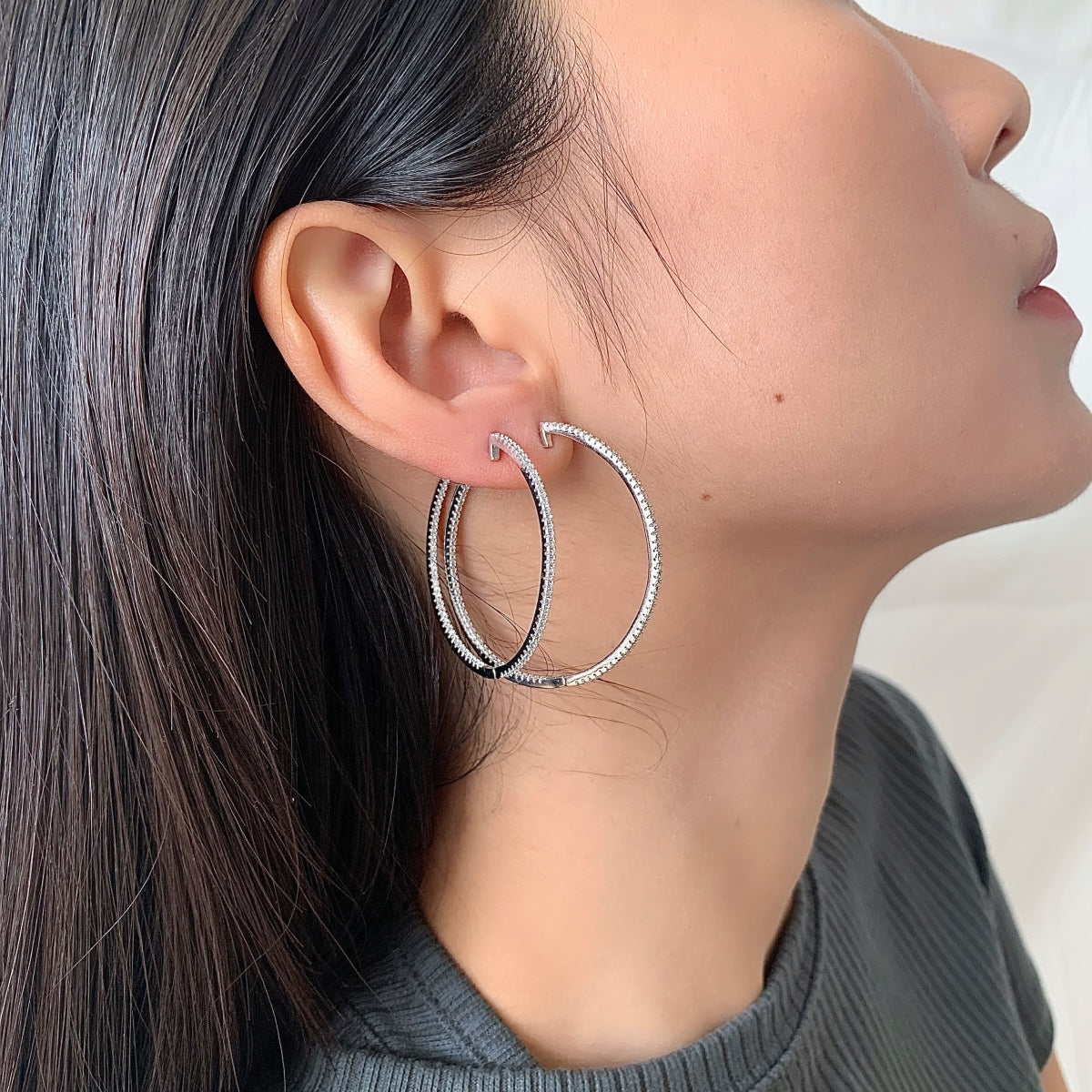 [Okajuri Jewelry]Popular Large Hoop Earrings