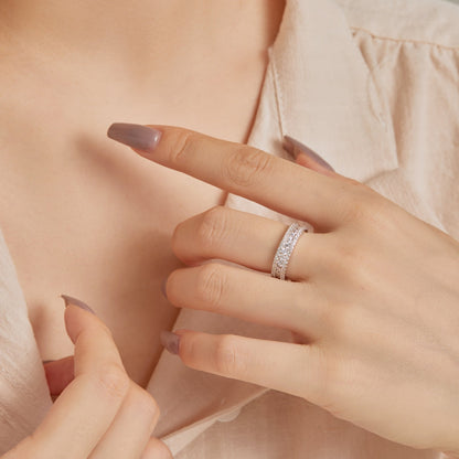 [Okajuri Jewelry]Delicate Colorful Round Cut Daily Ring