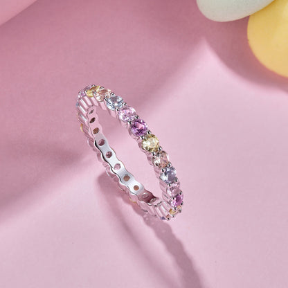 [Okajuri Jewelry]Dazzling Resplendent Round Cut Party Ring
