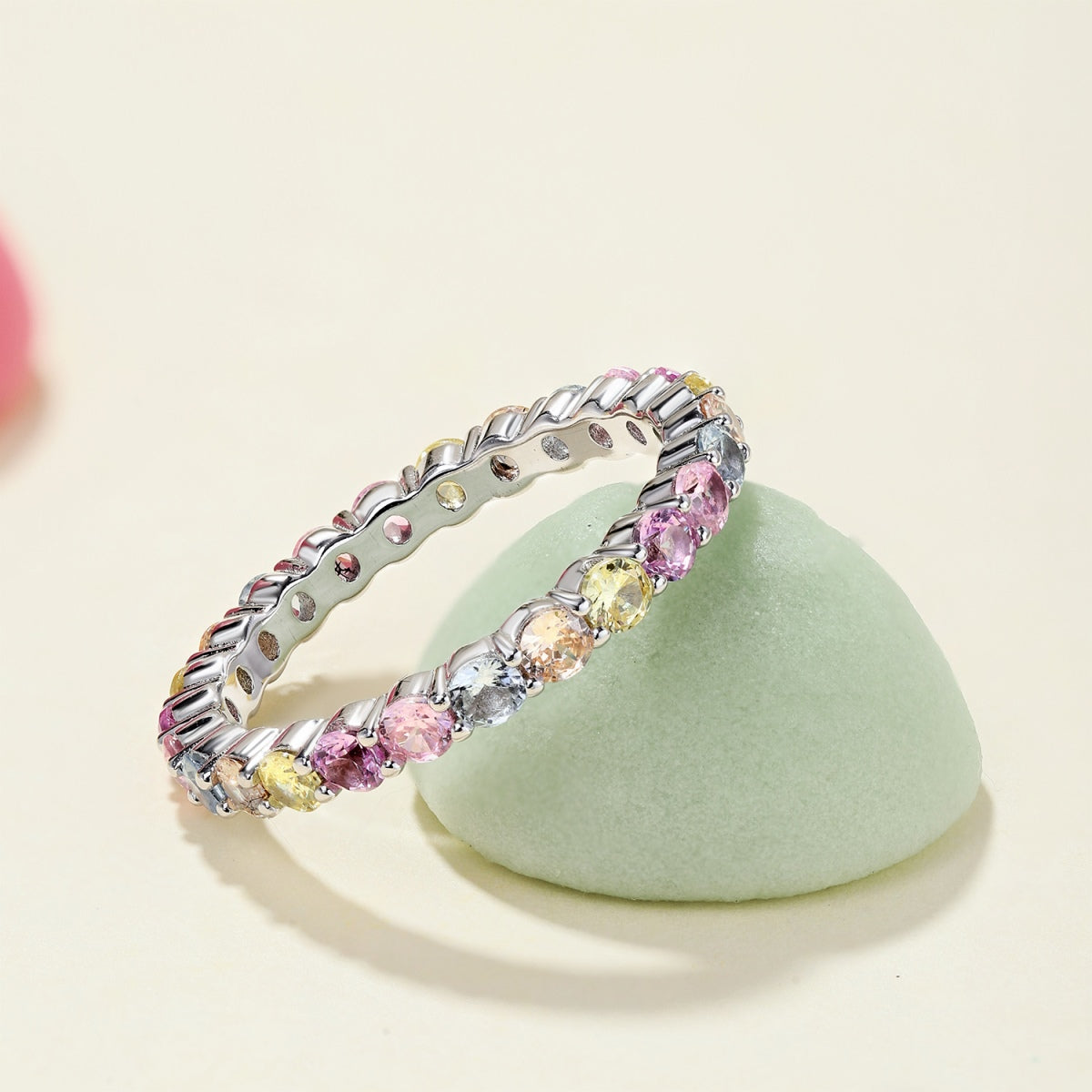 [Okajuri Jewelry]Dazzling Resplendent Round Cut Party Ring