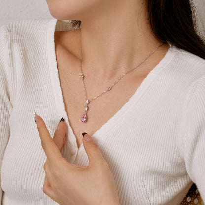 [Okajuri Jewelry]Dazzling Pear Cut Necklace