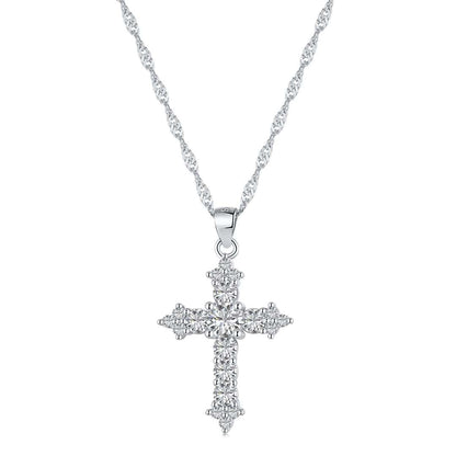 [Okajuri Jewelry]Delicate Cross Shape Necklace