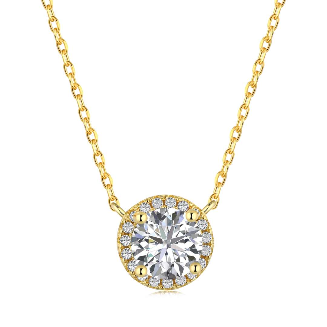 [Okajuri Jewelry]Luxurious Round Cut Necklace
