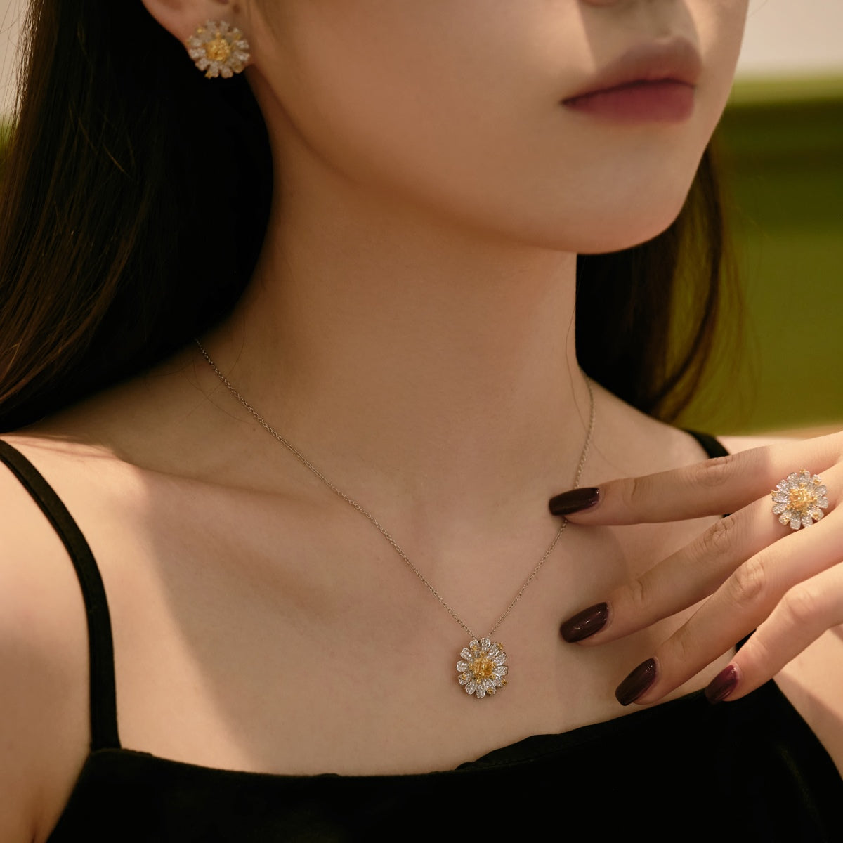 [Okajuri Jewelry]Exquisite Daisy Necklace