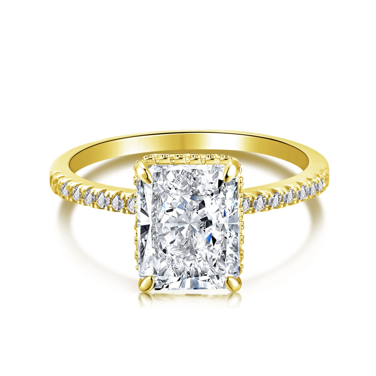 [Okajuri Jewelry]4.0 Carat Luxurious Engagement Ring