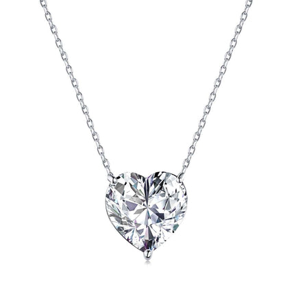 [Okajuri Jewelry]6.0 carat Radiant Heart Shape Necklace