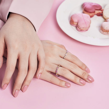[Okajuri Jewelry]Elegant Energetic Round Cut Daily Ring