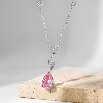 [Okajuri Jewelry]Dazzling Pear Cut Necklace