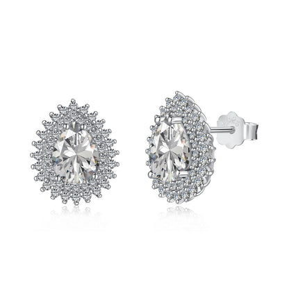 [Okajuri Jewelry]Delicate Gorgeous Pear Cut Daily Earrings