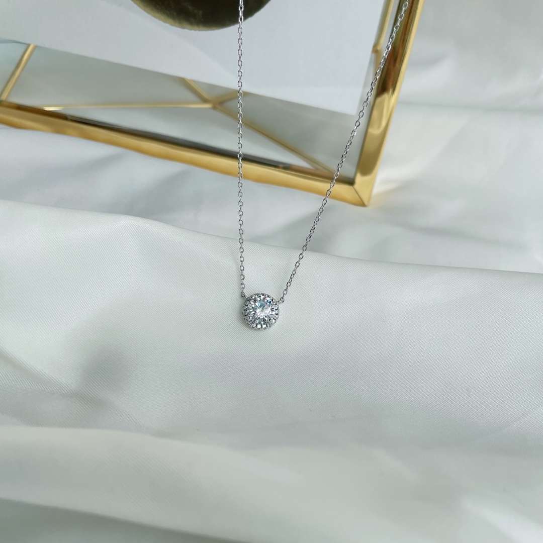 [Okajuri Jewelry]Luxurious Round Cut Necklace