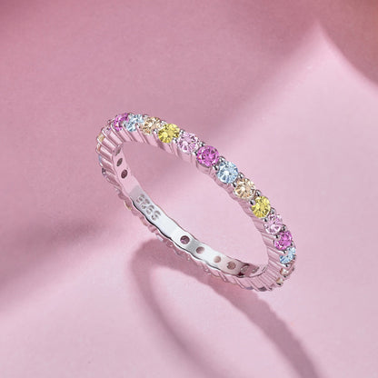 [Okajuri Jewelry]Elegant Vivid Round Cut Daily Ring
