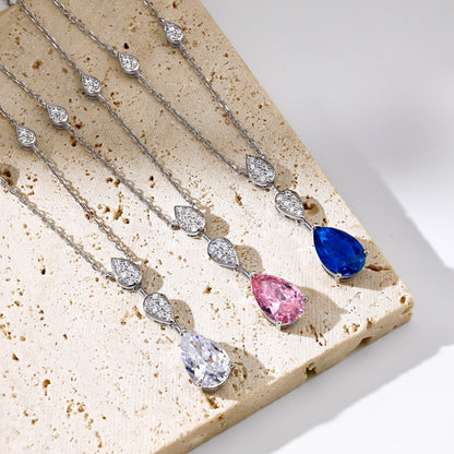[Okajuri Jewelry]Dazzling Pear Cut Necklace