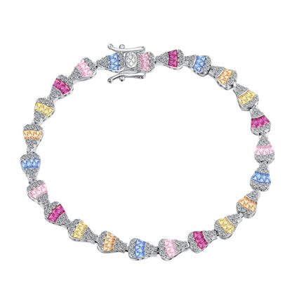 [Okajuri Jewelry]Radiant Water Drop Shape Daily Bracelet